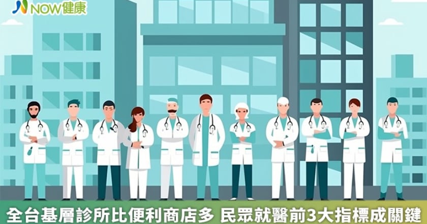 全台基層診所比便利商店多 民眾就醫前3大指標成關鍵