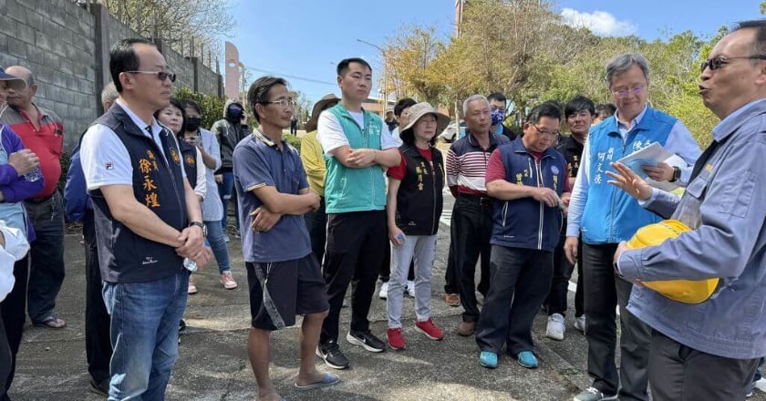苗縣通霄鐵砧山礦場檢修測試爆巨響 居民抗議