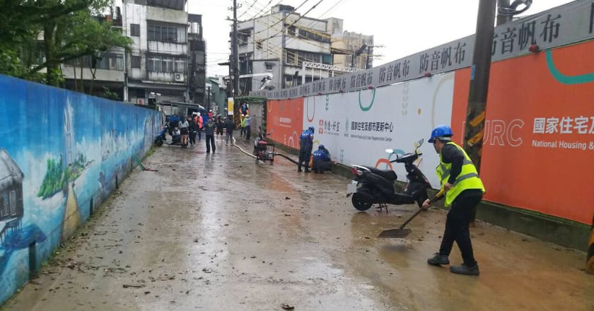 汐止社宅工程大雨淹水 住都中心：增抽水機2小時排除