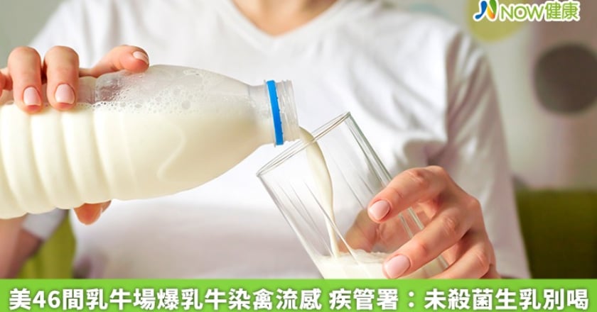 美46間乳牛場爆乳牛染禽流感 疾管署：未殺菌生乳別喝