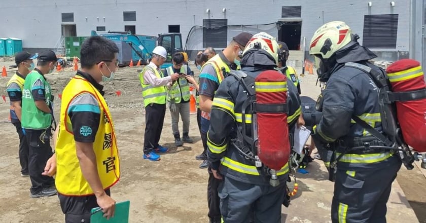 彰濱離岸風電二氧化碳外洩17人送醫 勒令停工罰30萬元