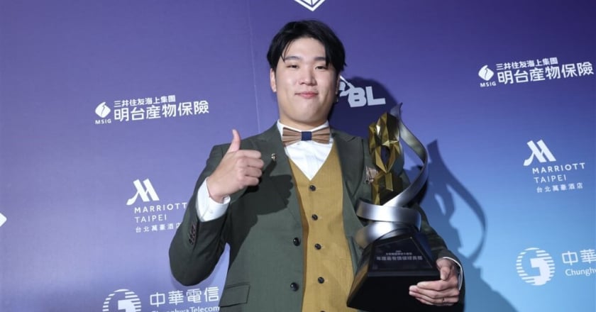 古林睿煬奪中職年度MVP 睽違18年再有土投稱霸