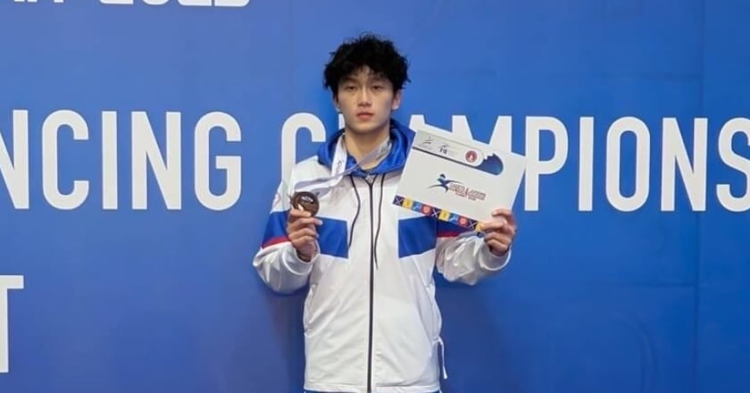 林哲群U20亞青摘銳劍銅牌 創台灣首名高中生紀錄