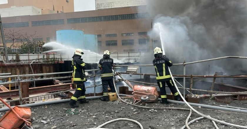 台中電廠工地火警 台電：無人傷亡 機組運轉不受影響