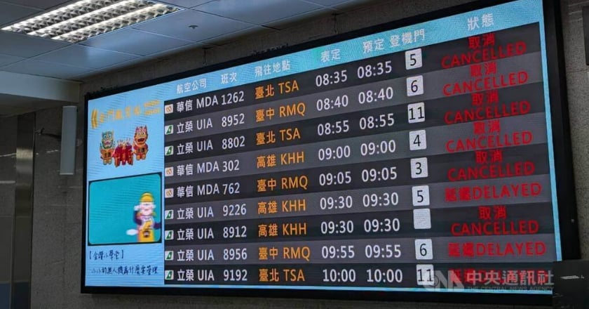 濃霧影響金門交通 小三通暫停航駛、機場多航班取消