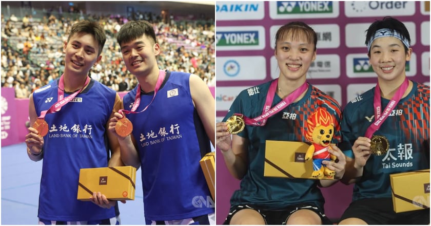 台北羽球公開賽 男雙麟榤配手奪金 女雙睽違17年封后