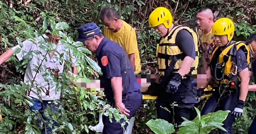 台南秘境千層岩瀑布5男大生戲水 1人溺水不治
