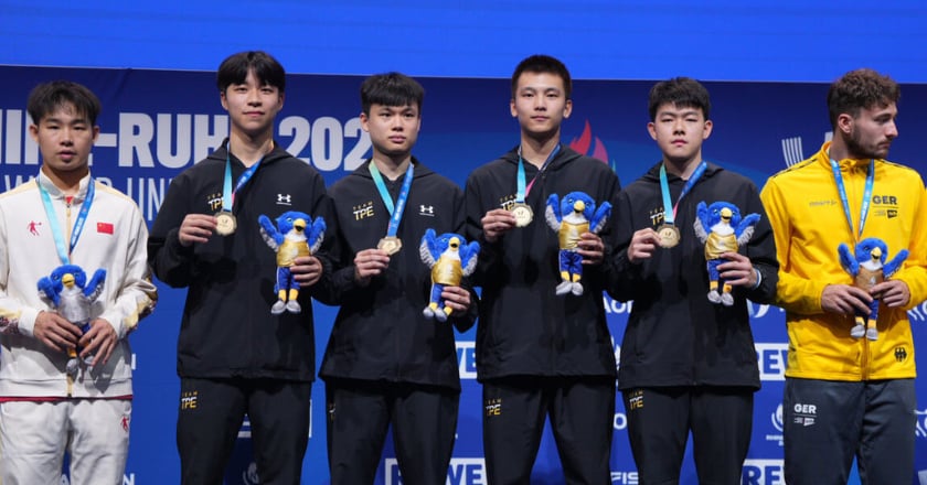 世大運桌球男團馮翊新獨拿2點勝中國 奪隊史首面金牌