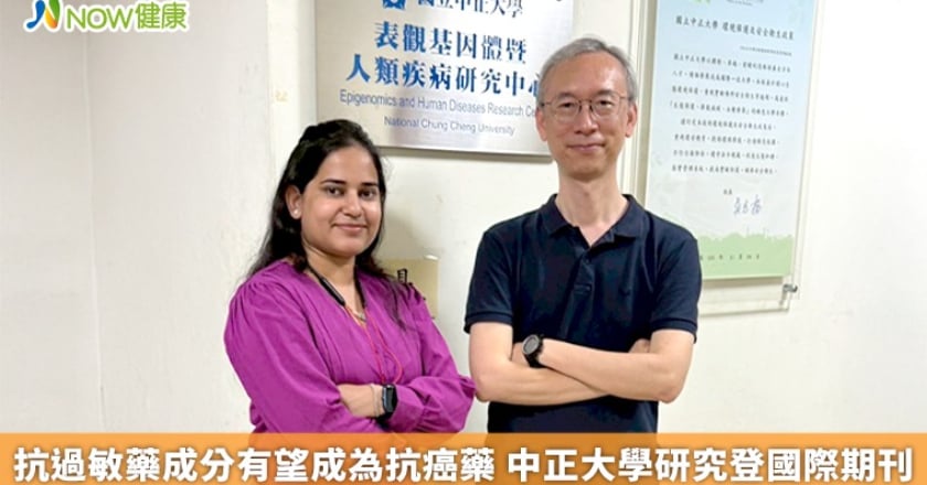 抗過敏藥成分有望成為抗癌藥 中正大學研究登國際期刊