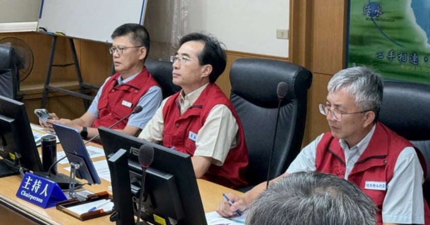 颱風楊柳逼近 水利署與各水庫提前調節水位嚴陣以待