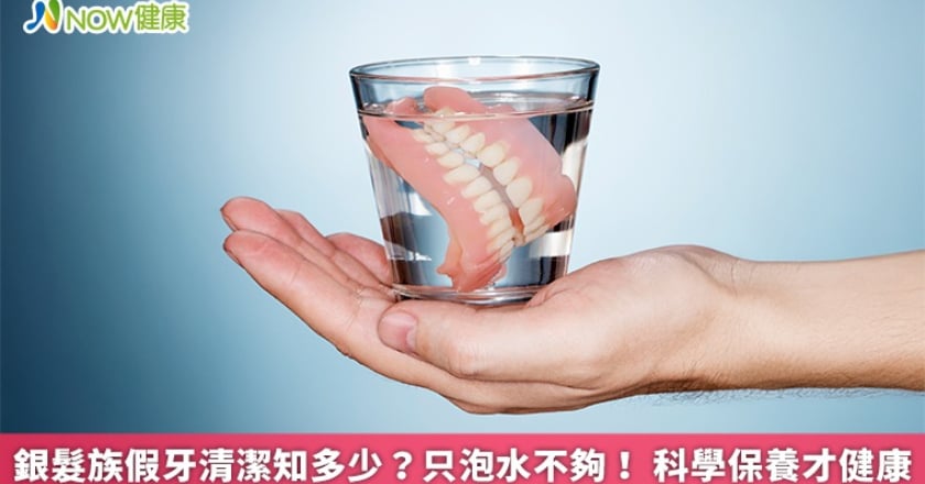 銀髮族假牙清潔知多少？只泡水不夠！ 科學保養才健康