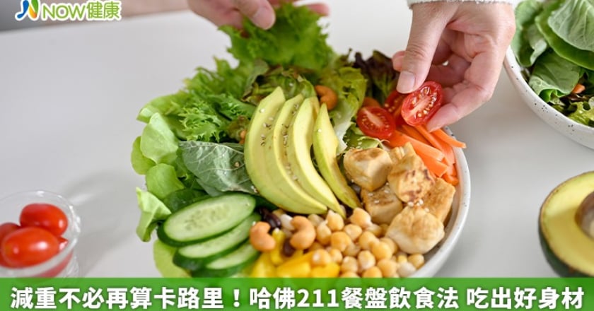 減重不必再算卡路里！哈佛211餐盤飲食法 吃出好身材