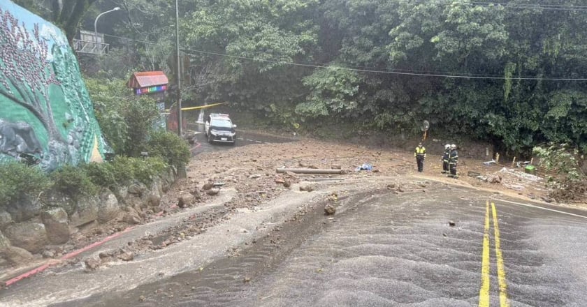 連日豪雨釀災 雙北宜蘭多處傳出淹水與土石坍方