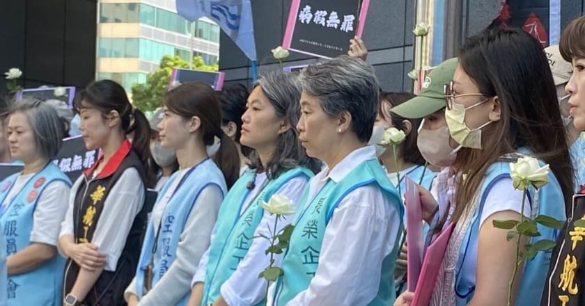 多個工會赴勞動部抗議 籲修法保障請假權與工會權益