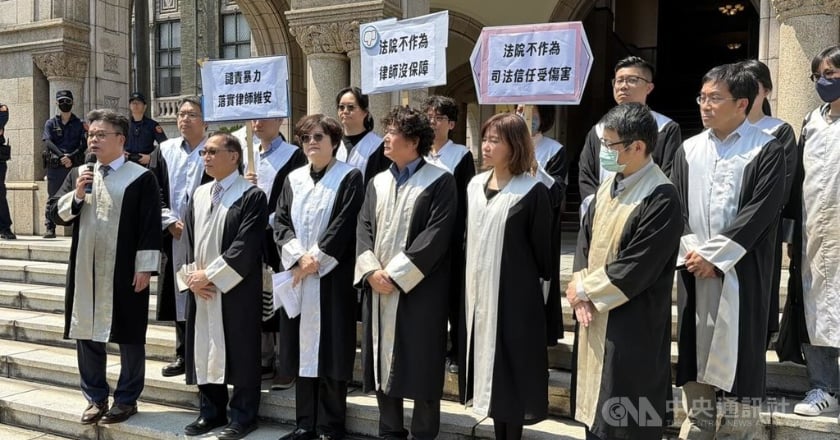 台中地院庭外掌摑事件 全律會要求律師安全納制度保障