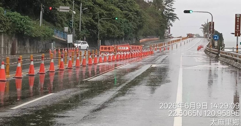 豪雨恐釀坍方落石 台9南迴公路交管、多條山區道路封閉