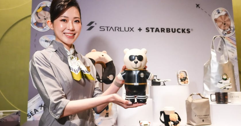 星宇航空攜手星巴克 機師熊周邊商品17日登場