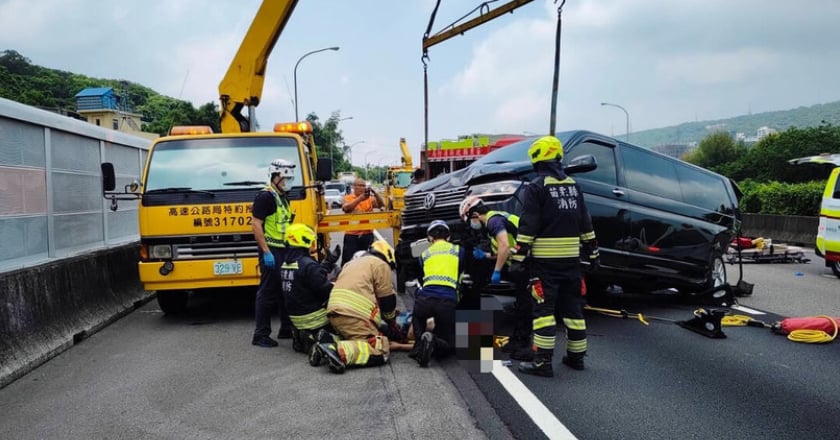 國1北上三義段3車追撞釀3死3傷 檢警追肇因