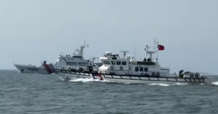 中國海警4船侵擾金門 海巡併航驅離
