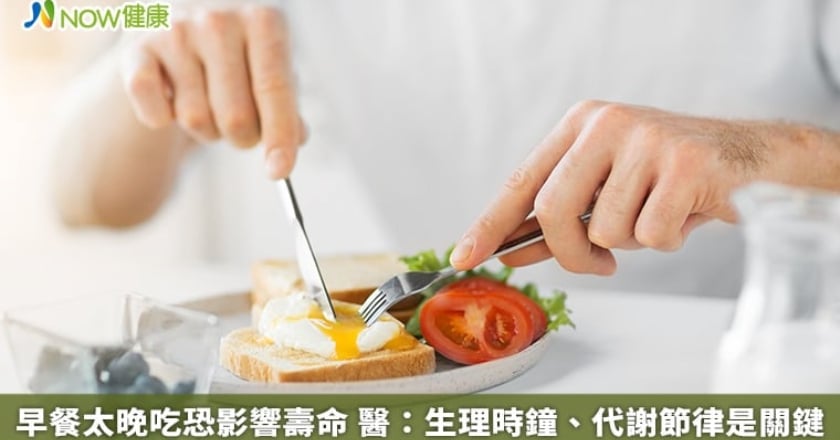 早餐太晚吃恐影響壽命 醫：生理時鐘、代謝節律是關鍵