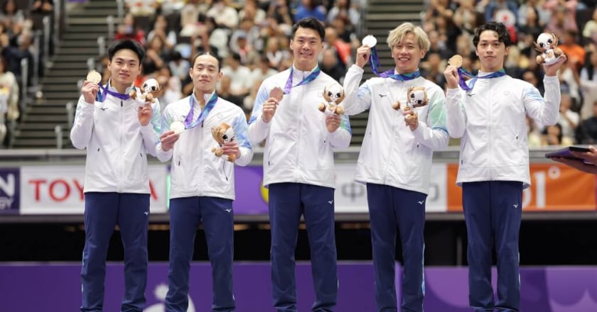 亞運中華隊23日獎牌進帳 李孟遠、體操男團及陳柏邑摘銅