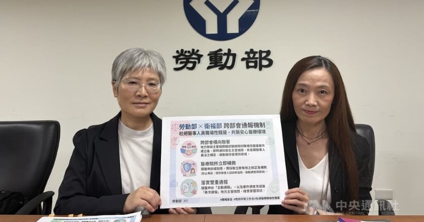 勞動部、衛福部建立通報機制 狼醫平台擴大納管