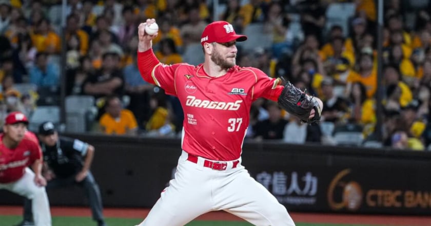 台灣大賽G3味全龍6比0完封兄弟3連勝聽牌 鋼龍奪MVP