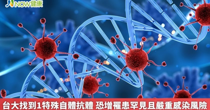 台大找到1特殊自體抗體 恐增罹患罕見且嚴重感染風險