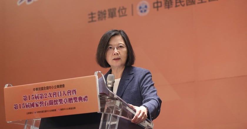 台美貿易首批協定 蔡英文：提升中小企業國際投資能量