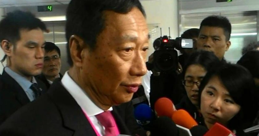 親赴夏普總部搶親 郭台銘：有信心條件好過對手
