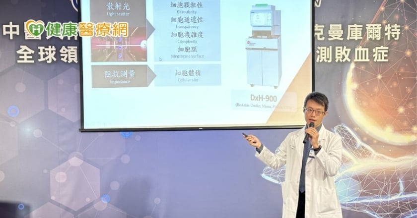 首創「智血檢」AI系統 提早預測敗血症