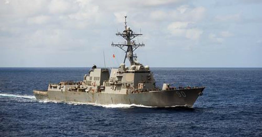 美飛彈驅逐艦巡航西沙島礁 北京放話加強海空戰備