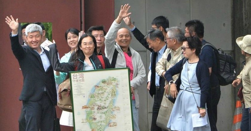 與環團茶敘 蔡英文：政府絕不會為開發犧牲一切