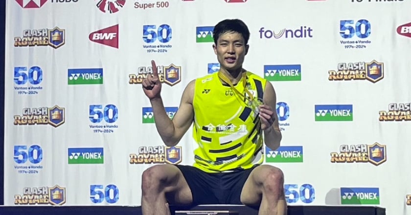 羽球一哥周天成再奪冠 證明34歲還能征戰沙場
