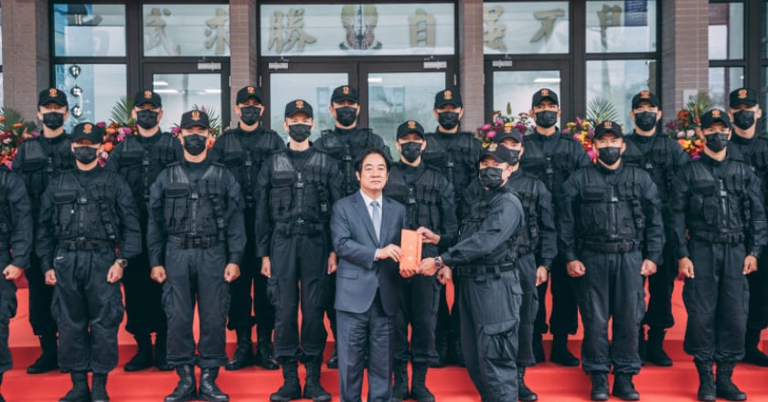 陸軍涼山營區啟用 賴清德：提升特勤隊戰力尚武求勝