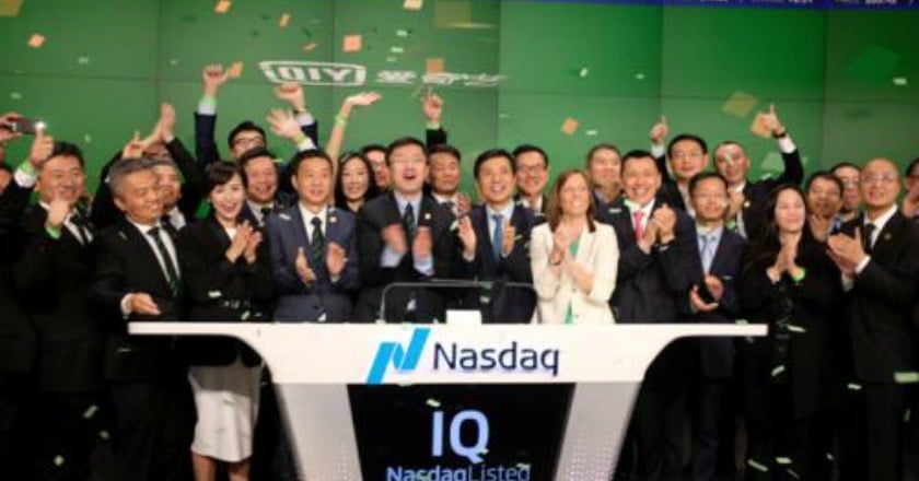百度旗下愛奇藝赴美上市 首日大跌13.61%