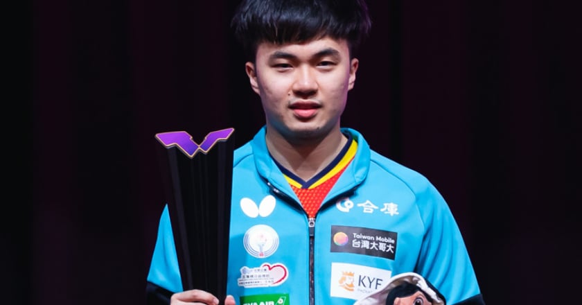 林昀儒睽違798天封王 直落四奪WTT冠軍:完全沒想到