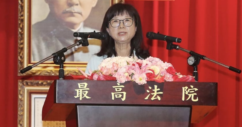 最高法院院長交接 首位女院長高孟焄上任