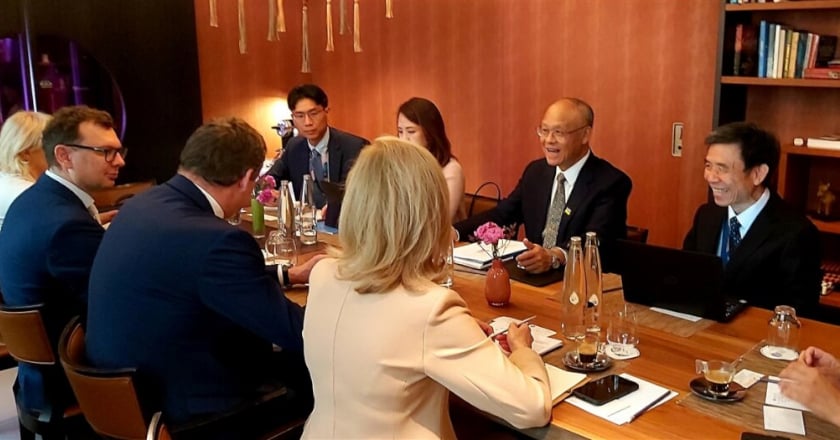 鄧振中WTO會立陶宛代表 將攜手對抗中國經濟脅迫