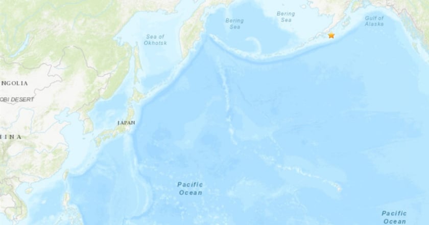 阿拉斯加半島規模8.2地震 發布海嘯警報