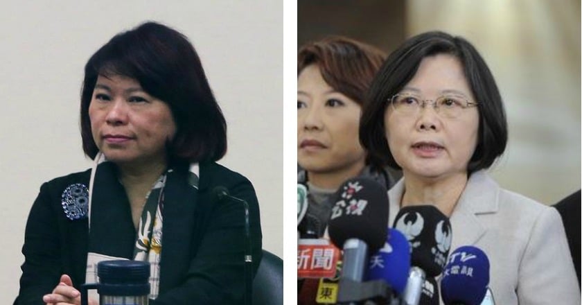 黃敏惠質問:廢國父遺像是您的意思嗎? 蔡英文回應