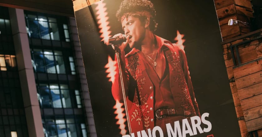 火星人Bruno Mars演唱會高雄連唱2天 9/11起搶票