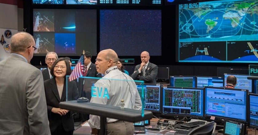 台灣總統第一人 蔡英文訪美官方機構NASA