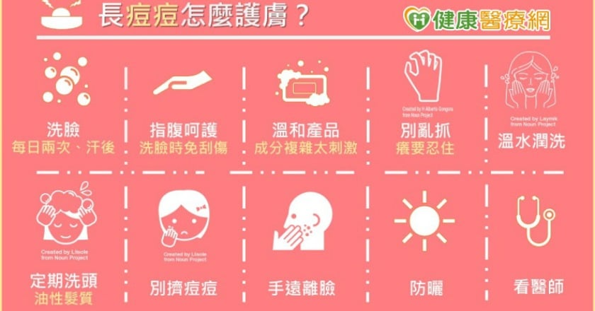 滿臉痘痘好困擾　皮膚科醫師教你護膚保養
