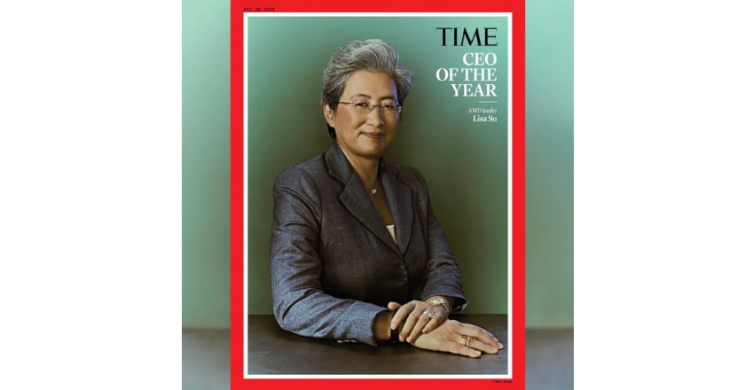 半導體女王蘇姿丰 獲選「時代雜誌」2024最佳CEO