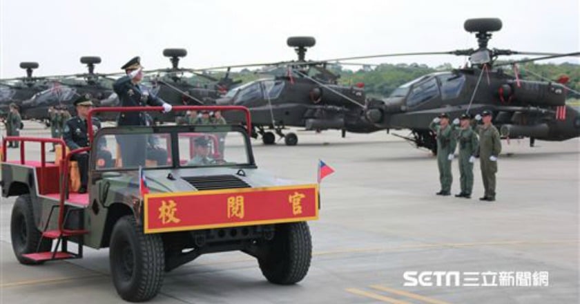 台海防衛作戰主導者之一 阿帕契攻擊直升機作戰隊成軍
