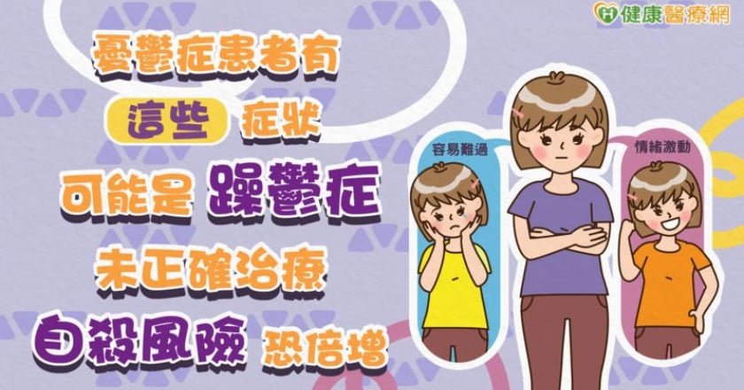 憂鬱症患者有「這些」症狀可能是躁鬱症！ 未正確治療自殺風險恐倍增