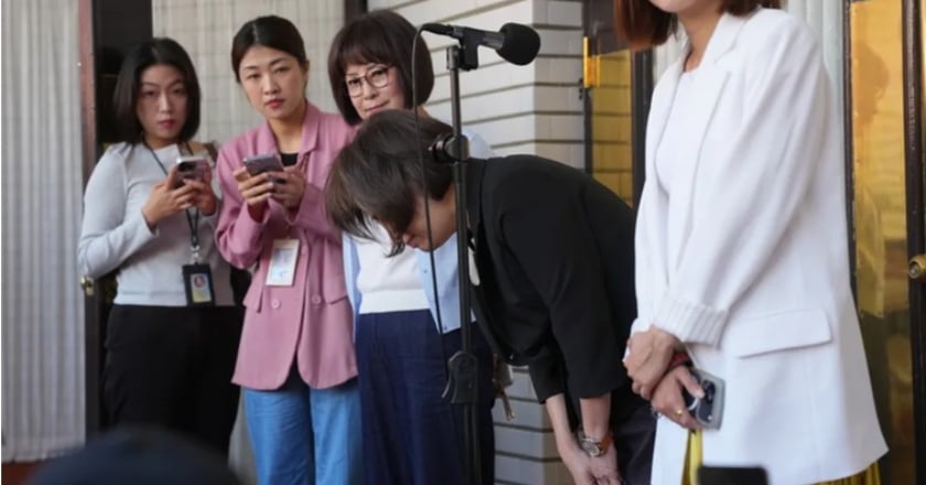 批賈永婕穿著惹議 賴惠員3度鞠躬道歉