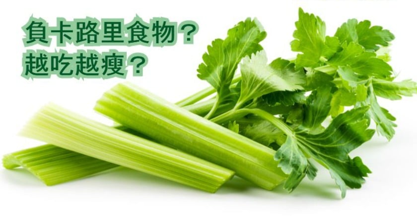 負卡路里食物減重？　動物研究：芹菜還是有熱量