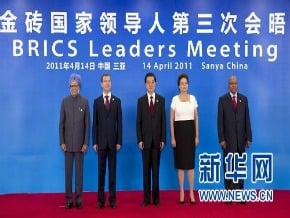 金磚國家領導人第三次會晤　胡錦濤主持